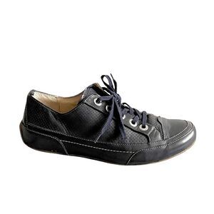 SEMLER SELECT Germany Blue Leather Lace Up Walking Sneaker Running Shoes 6.5